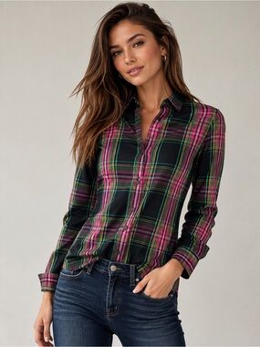 J. Crew Button-Down Shirt- Slim Fit Size 2